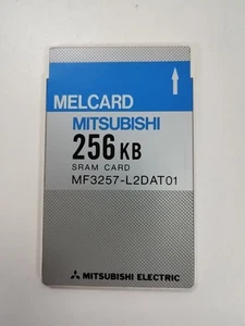 Oldtimer Mitsubishi Electric Melcard 256KB SRAM Karte MF3257-L2DAT01 - Bild 1 von 8