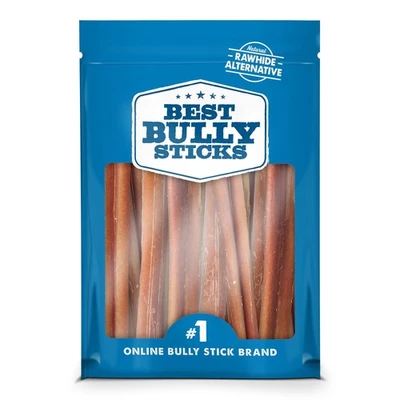 Bastões de bully de 4 polegadas - Pacote de 8 oz com 1 - Alimentação natural com grama, grãos e couro cru F... - Imagem 1 de 4