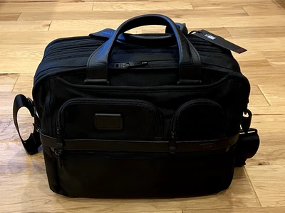 Tumi T-Pass Expandable Laptop Brief Black NWT - Image 1 of 4