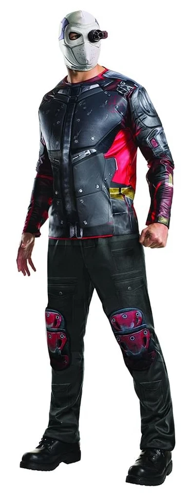 Disfraz Escuadrón Suicida Deadshot Deluxe Adulto Estándar Talla Única Se Adapta a la mayoría Foto 1 de 1