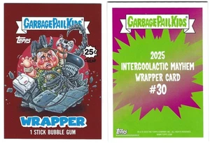 2025 TOPPS GARBAGE PAIL KIDS CARTA INVOLUCRO CAOS INTERGOOLATTICO 30 - Foto 1 di 3