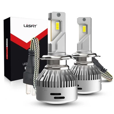 Kits de bombillas de faros LASFIT H7 ED haz alto blanco súper brillante 6000K 6000LM 60W Foto 1 de 4