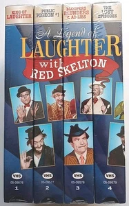 Red Skelton Legend of Laughter 4 VHS Set Sealed 1995 Comedy New - Picture 1 of 11