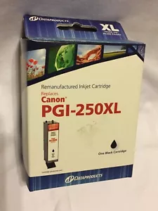 Dataproducts Black High Yield Inkjet Cartridge Replacement For Canon PGI-250XL - Picture 1 of 4