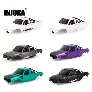 INJORA IR60 Pickup Hard Body Shell with Bed Rack for 1/18 TRX4M Defender Bronco - Picture 1 of 28