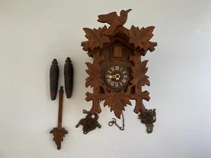 Vintage German Black Forest Cuckoo Clock - Albert Schwab Karlsruhe - Picture 1 of 6