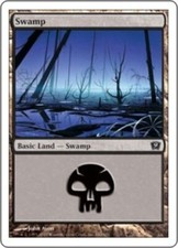 1x Swamp (340) - Foil NM, English MTG 9th Edition
