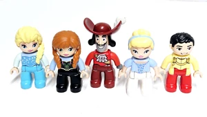 Lego DUPLO Disney Minifigures Anna Elsa Captain Hook Cinderella Price Charming - Picture 1 of 5