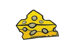 Patch toppe toppa ricamate termoadesiva softair airsoft formaggio kawaii - Picture 1 of 1