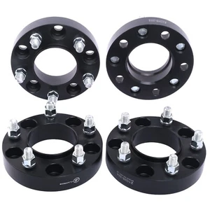 4pc 5x135 Hubcentric Wheel Spacers 1 Inch 14x2.0 Studs for Ford 1997-2003 F150 - Picture 1 of 8