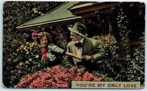Postcard - You're my only love - Love/Romance Greeting Card - Lovers ...