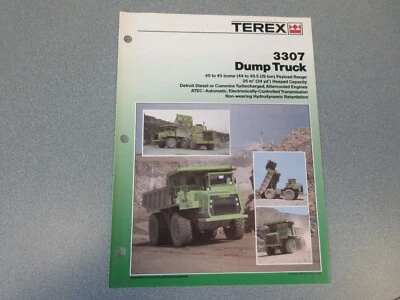 Literatura de camión de volteo Terex 3307 Foto 1 de 2