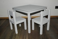 TAVOLINO IN LEGNO MONTESSORI + 2 SEDIE