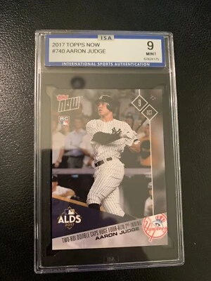 Aaron Judge Rookie 2017 Topps Now Isa 9 - Image 1 of 2
