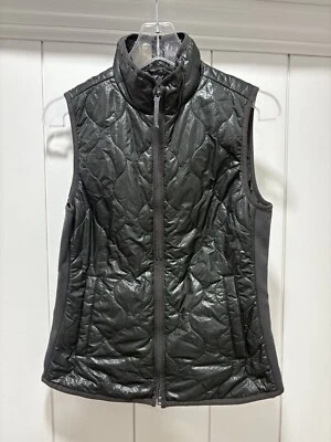 J. Colete Crew Feminino Acolchoado em Camadas Leve Cinza/Preto Tamanho XS - Imagem 1 de 2