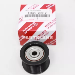 Toyota Land Cruiser Lexus LX570 OEM Genuine Idler Pulley 16603-38012 - Foto 1 di 2