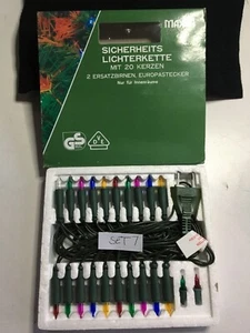 Working, 20 Vintage Christmas Lights Shadeless By MAXIN. New See Photos. 07 - Picture 1 of 3