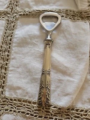 Apribottiglie In Argento 800 Vintage - Immagine 1 di 4
