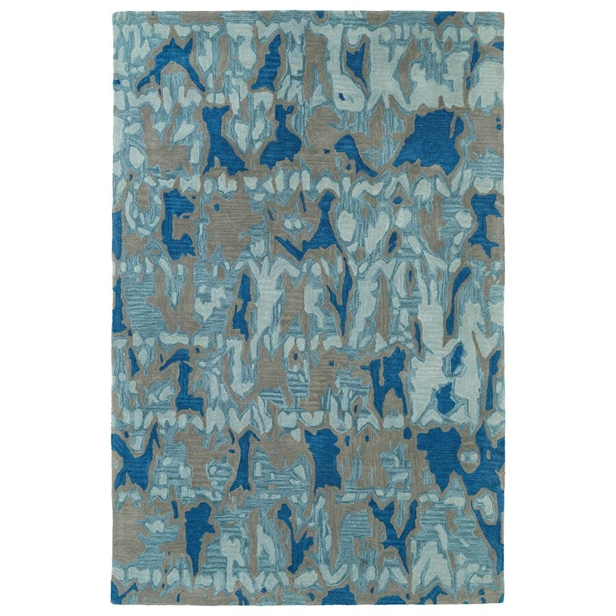 Alfombra de área Kaleen Rugs Pastiche, azul, 3'x5' - PAS05-17-35 Foto 1 de 1