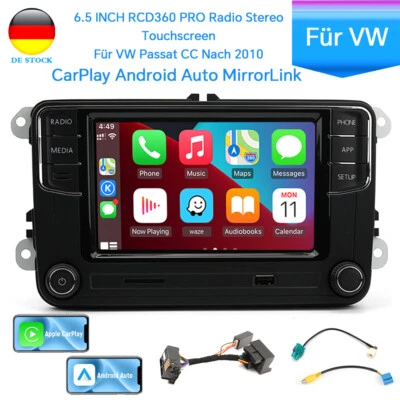 DS RCD360 RCD330 German Autoradio Stereo Carplay für After 2010 VW Golf Passat - Bild 1 von 4