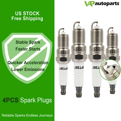 4x Iridium & Platinum Spark Plugs For 1998-2003 GMC Sonoma L4 2.2L - Image 1 of 4