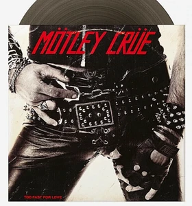 Motley Crue Too Fast For Love Exclusive LP Black Ice Color Vinyl 40th Anniv NEW - Picture 1 of 6