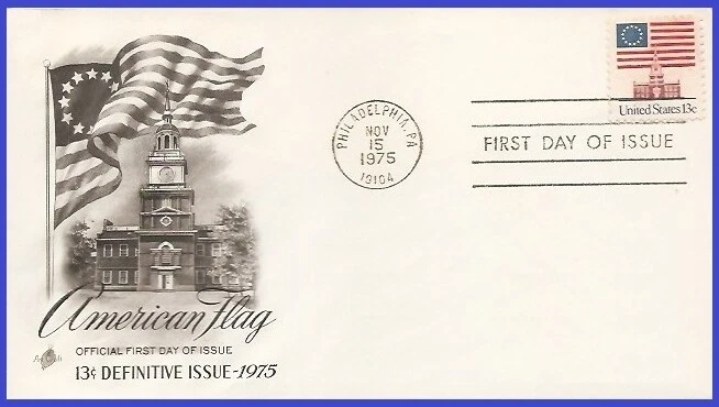 USA3 #1622 U/A ARTCRAFT FDC   Flag Over Independence Hall - Image 1 of 1