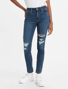 Women's 721 High-Rise Skinny Jeans - Levi's - Medium Blue - 27W / 30L - S573 - Picture 1 of 5