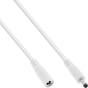 Câble d'extension InLine DC, connecteur/prise DC 4,0 x 1,7 mm, blanc, 2 m - Photo 1/2