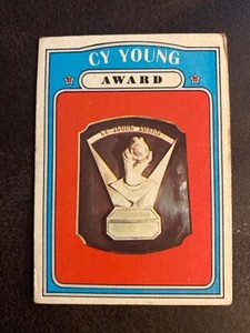 1972 Topps CY YOUNG AWARD VG # 623