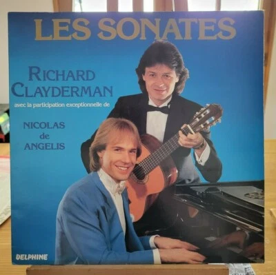 LP 33T Richard Clayderman - Nicolas de Angelis – les Sonates. Fra 1980 (EX/EX+) - Photo 1/2