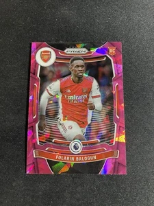 Panini Prizm EPL 2021-22 Folarin Balogun Pink Ice RC #208  - Imagen 1 de 2