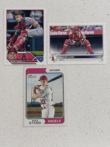 Los Angeles Angels Lot (14) Stassi, O’Hoppe, Topps, Bowman, Parallel, Chrome - Picture 1 of 7
