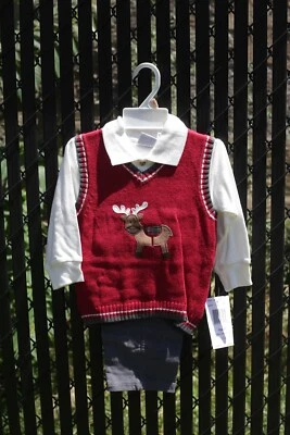 Chaleco suéter de reno para niños Foto 1 de 2