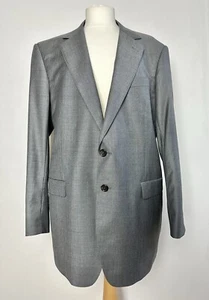 GUCCI Finest Luxury Grey Wool Suit Blazer Jacket, 56R - Picture 1 of 11