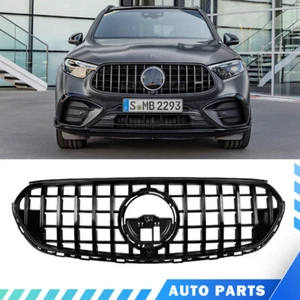 For 2023-2024 GLC300 GLC260 Front Grilles Modify Upgrade AM G GLC43 GLC63 Black - Bild 1 von 3