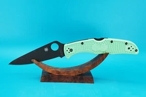 Spyderco Blade HQ Exclusive Endura 4 Mint Green Handle CPM M4 Blade! - Picture 1 of 12