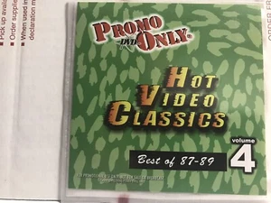 Mega Rare Out Of Print DVD Promo only video classics: Best of 1987-89 V4 Gold Ed - Imagen 1 de 2