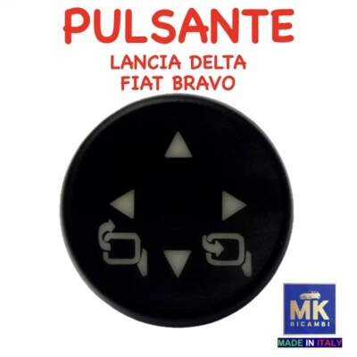 PULSANTE SPECCHIETTI LANCIA DELTA FIAT BRAVO (SI ILLUMINA) SPECCHI RETROVISORI - Imagen 1 de 4