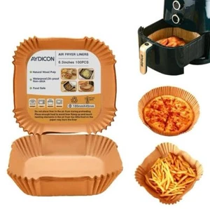 Air Fryer Liners Disposable Paper 100Pcs Non-Stick and Oil Proof for Easy - Picture 1 of 8