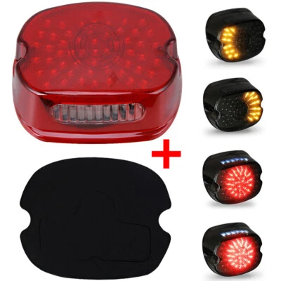 For Harley Softail Fatboy FLSTF Dyna Super Wide Glide FXDWG LED Brake Tail Light - Image 1 of 4