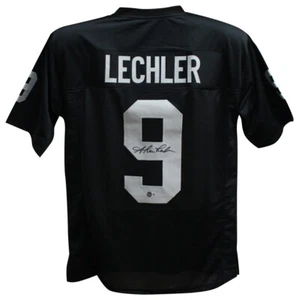 Shane Lechler Autographed/Signed Pro Style Black XL Jersey Beckett BAS 34185 - Picture 1 of 4
