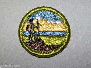 VINTAGE BSA BOY SCOUT PATCH 1960S HIKING MOUNTAIN - Picture 1 of 2