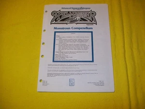 MC9 MONSTROUS COMPENDIUM SPELLJAMMER DUNGEONS & DRAGONS AD&D 2ND ED TSR - 1 - Picture 1 of 1