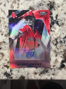 2017 TOPPS FIRE AUTO PARALLEL CARD /466 BOSTON RED SOX HENRY OWENS #FA-HO - Picture 1 of 1