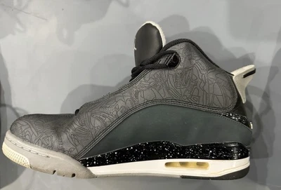 Tênis de basquete Nike Air Jordan Dub Zero carvão laser masculino 11 311046-004 - Imagem 1 de 4