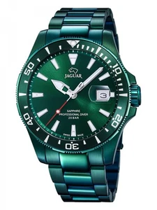 Jaguar Swiss Made Herrenuhr Pro Diver Saphirglas 44 MM 20 ATM mit Edelstahlband - Picture 1 of 1
