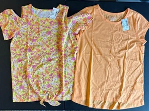 NWT 2 The Children’s Place Size Lg 10/12 Girls Tops Retail $29.90 - Picture 1 of 3