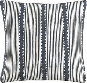 Wohnung Therapie Federfüllung Kissen Bennett Streifen Marine Boden, 20 x 20 - Bild 1 von 4