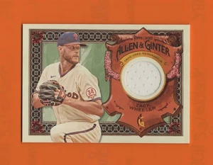 2022 Topps Allen and Ginter Relics #AGRA-ZW Zack Wheeler - Picture 1 of 2